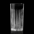12 Bicchieri Tumbler Alti Highball in Eco Cristallo Decorato - Senzatempo