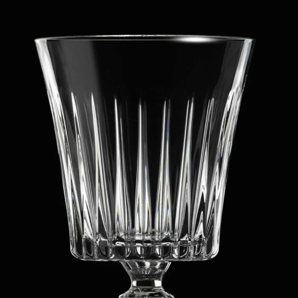 12 Calici da Vino Acqua Cocktail in Cristallo Ecologico di Lusso - Senzatempo Viadurini