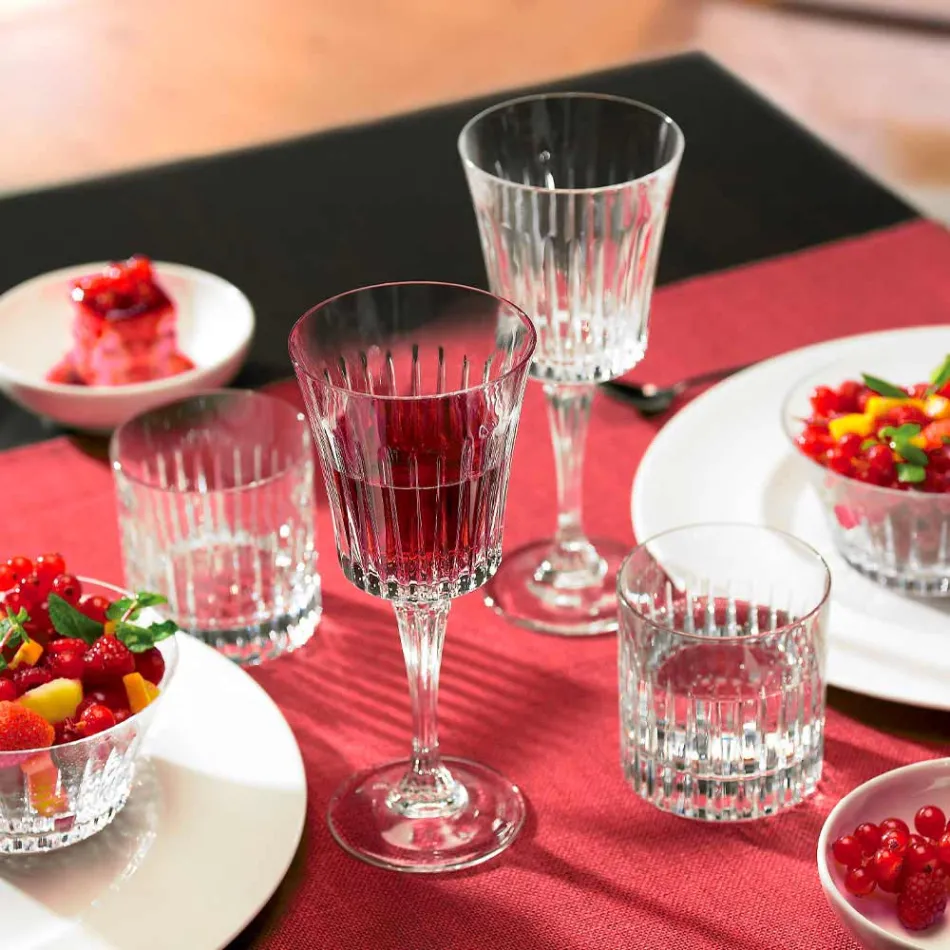12 Calici da Vino Acqua Cocktail in Cristallo Ecologico di Lusso - Senzatempo Viadurini