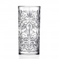 12 Tumbler Alti Bicchiere Highball Cocktail o Acqua Decorato di Lusso - Destino
