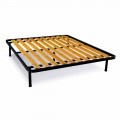 Rete Matrimoniale con Doghe Verticali in Legno Bio Comfort 2 160x190 - Mast