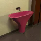 Lavabo Bagno Design Flounder Made in Italy Viadurini