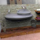 Lavabo Design Moderno Stone Made in Italy Viadurini