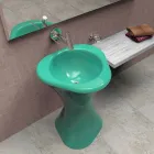 Lavabo Bagno Design Twister Made in Italy Viadurini