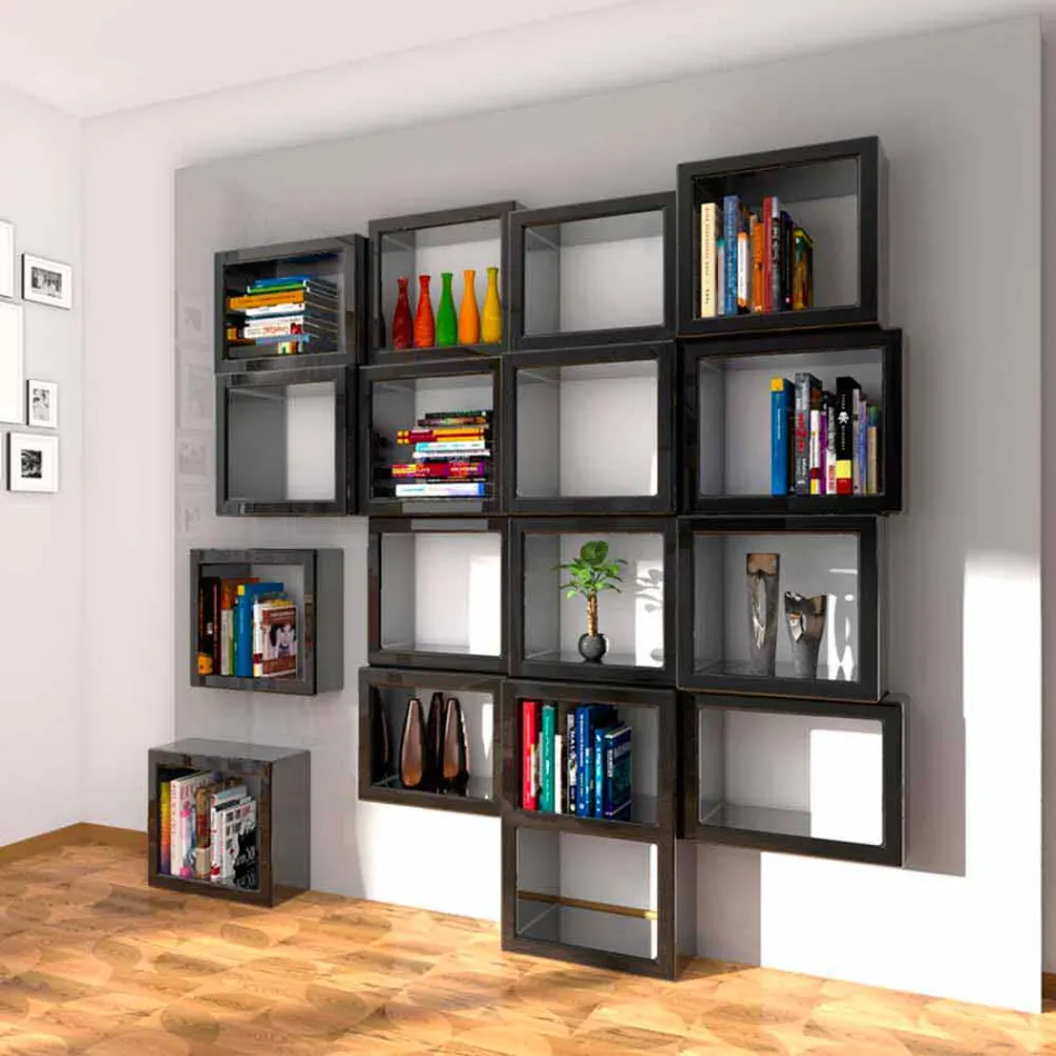 Libreria Design Fra011 Made in Italy Viadurini