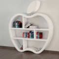 Libreria design moderno rossa,bianca o grigia Gluttony 
