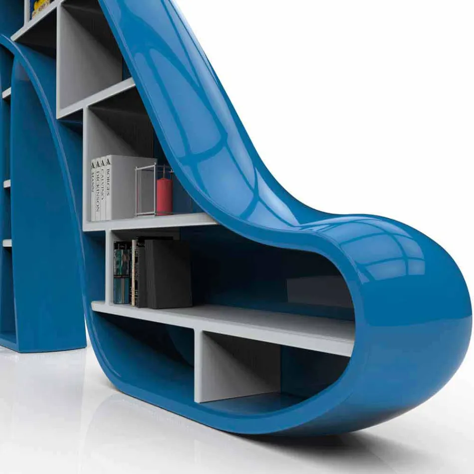 Libreria Design Lady Made in Italy Viadurini