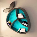 Mensola design moderno Poppy Book Viadurini Design Made in Italy