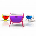 Comodino Moderno Design Gauche Made in Italy
