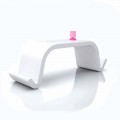 Scrivania da ufficio design moderno Acton, bianco nero o oro