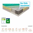 Materasso Singolo a Molle Insacchettate Bio Up Memory  Viadurini