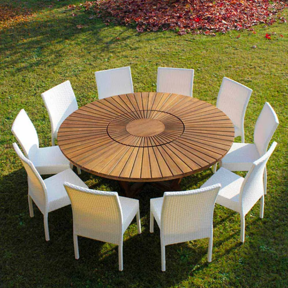 Tavolo Real Table Tondo per Esterni Viadurini
