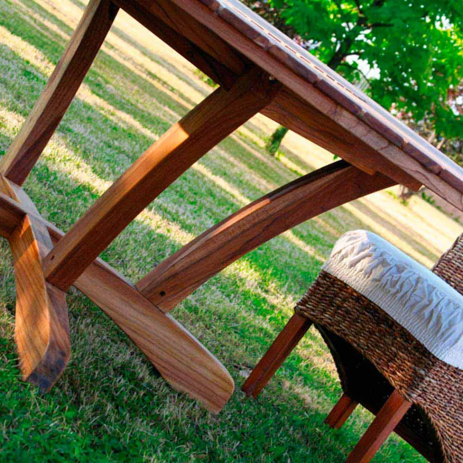 Tavolo Real Table Tondo per Esterni Viadurini