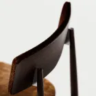 4 Sedie da Pranzo in Legno Massello di Frassino e Tessuto Made in Italy - Sulu Viadurini