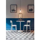 4 Sedie Impilabili da Esterno in Polipropilene di Design Made in Italy - Alexus Viadurini