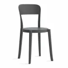 4 Sedie Impilabili da Esterno in Polipropilene di Design Made in Italy - Alexus Viadurini