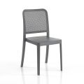 4 Sedie Indoor e Outdoor Impilabili in Polipropilene - Pavone