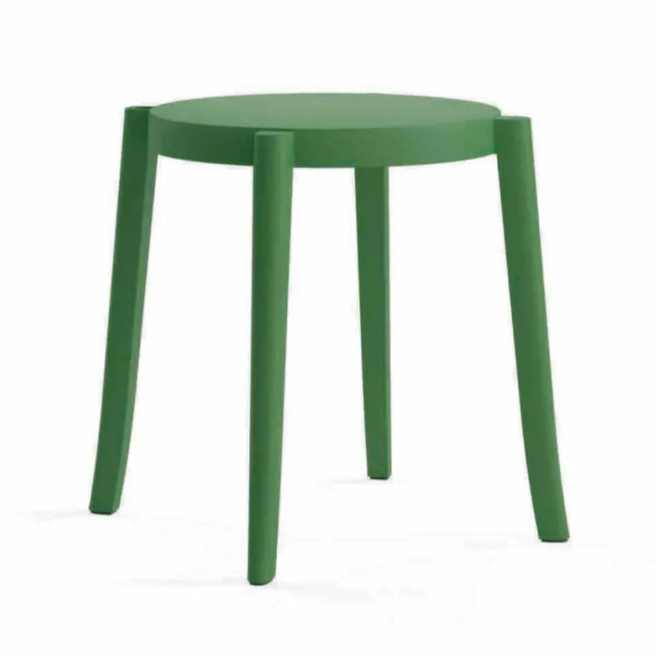 4 Sgabelli da Esterno Impilabili Design in Polipropilene Made in Italy - Anona Viadurini