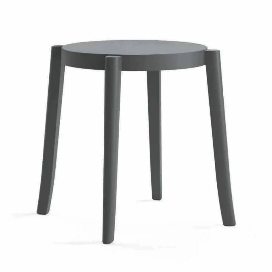 4 Sgabelli da Esterno Impilabili Design in Polipropilene Made in Italy - Anona Viadurini