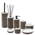Accessori Bagno in Argilla con Interno Bianco Made in Italy - Antonella
