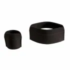 Accessori per Scrivania in Cuoio Rigenerato da 4 Pezzi Made in Italy - Ebe Viadurini