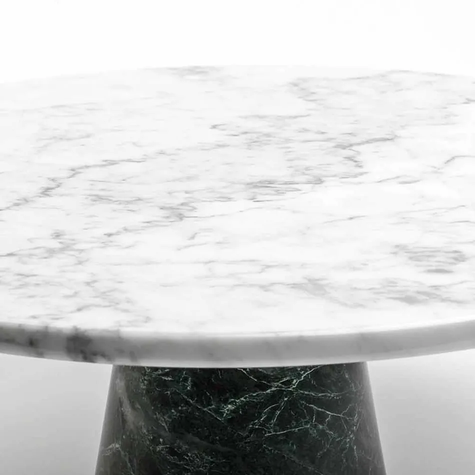 Alzata per Dolci Moderna in Marmo di Carrara e Marquinia Made in Italy - Spino Viadurini