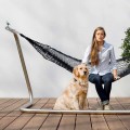 Amaca in Acciaio e Rete Nera da Giardino di Design Made in Italy - Cumberland