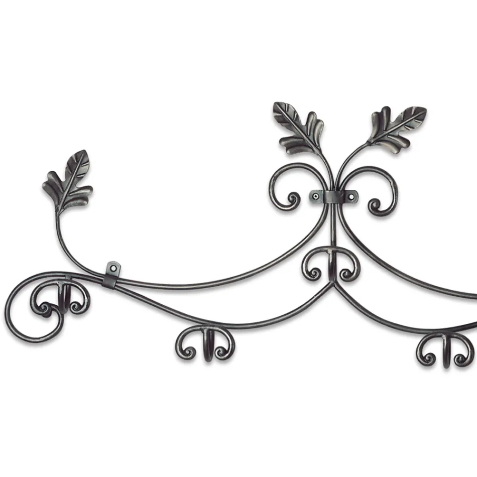 Appendiabiti dallo Stile Classico in Ferro Tubolare Made in Italy - Tappo Viadurini