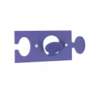 Appendini da Parete in Plexiglass Colorato Design Singolo 4 Pezzi - Fratack Viadurini