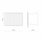 Applique a Muro a 3 Luci Led in Ceramica Bianca Opaca con Umarell - Ometto Viadurini