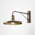 Applique a muro in ferro anticato stile industriale Sally Il Fanale 