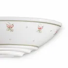 Applique a Muro Mezzaluna in Ceramica Dipinti Floreali a Mano - Trieste Viadurini