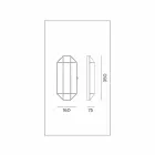 Applique Artigianale in Vetro e Ottone 1 o 2 Luci - Rilegato by Il Fanale Viadurini