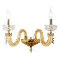 Applique Classica 2 Luci Vetro Artigianale Lusso Made in Italy - Saline