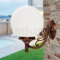 Applique con Sfera in Acrilico e Struttura in Alluminio Pressofuso - Trovanero