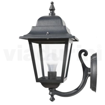 Applique da Giardino in Alluminio e Vetro Trasparente Made in Italy - Scintilla Viadurini