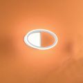 Applique da Parete con Struttura in Metallo Bianco o Oro a LED - Raissa