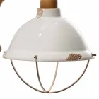 Applique da parete in ceramica e metallo Skyler stile industriale Viadurini