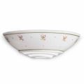Applique da parete rustica ceramica decorata a mano Ferroluce