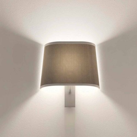 Applique di Design in Metallo Finitura Silver o Bianco Made in Italy - Jump Viadurini
