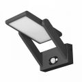 Applique Faretto Led Solare in Alluminio Bianco o Nero con Sensore - Hugo
