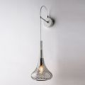 Applique in Ferro con Vetro Pyrex Made in Italy - Corinto