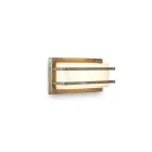 Applique in Ottone Vintage, E27 e Luce d’Atmosfera Made in Italy - Cristallo Viadurini