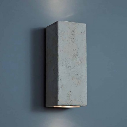 Applique LED da esterno in terracotta design H 24 cm Smith - Toscot Viadurini