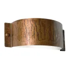 Applique Murale a Mezzaluna in Rame e LED Made in Italy - Esempio Viadurini