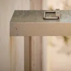 Applique Murale da Esterno in Ottone Made in Italy - Soleggiato Viadurini