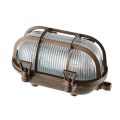 Applique Murale Ovale con Gabbia in Ottone Made in Italy - Barca