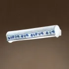 Applique Tubolare 2 Luci in Ceramica Decorata Dipinta a Mano - Trieste Viadurini