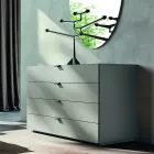 Arredamento Camera da Letto a 4 Elementi Stile Moderno Made in Italy -  Eletta Viadurini