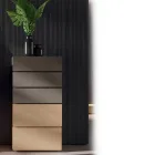 Arredamento Camera da Letto a 5 Elementi Stile Moderno Made in Italy - Diamante Viadurini